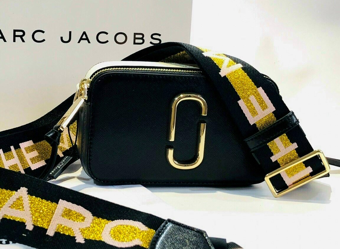 Túi đeo chéo nữ Marc Jacobs da thật màu đen | Túi xách Snapshot Camera bag mẫu mới nhất 5